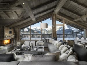 interno chalet di lusso